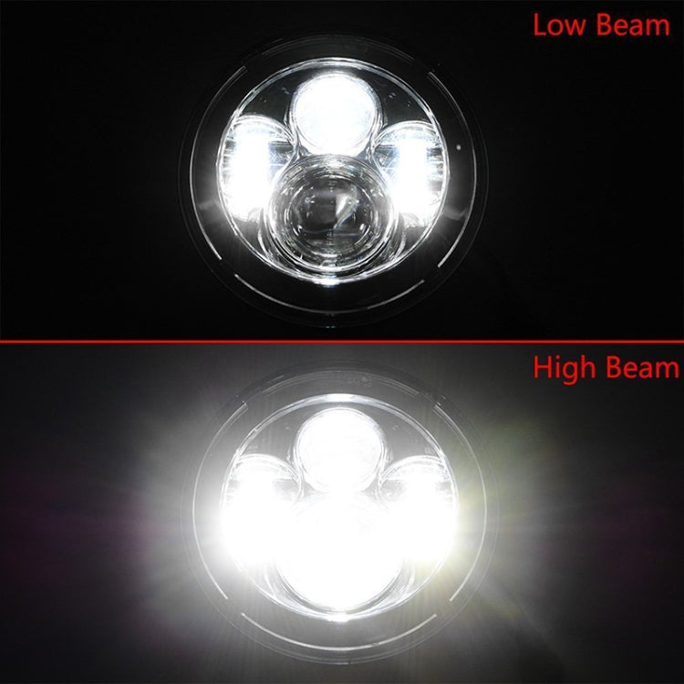 2 PZ 7 pollici IP68 Impermeabile 6500K 75W CREE LED Faro Hi/Lo Fascio Lampada di Guida per Jeep Wrangler JK TJ LJ, 6500K 75W