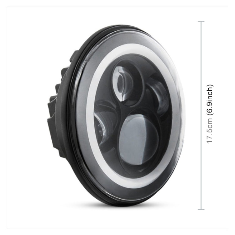 2 PZ 7 pollici IP68 Impermeabile 6500K 75W CREE LED Faro Hi/Lo Fascio Lampada di Guida per Jeep Wrangler JK TJ LJ, 6500K 75W