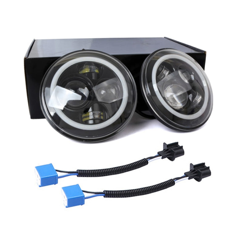 2 PZ 7 pollici IP68 Impermeabile 6500K 75W CREE LED Faro Hi/Lo Fascio Lampada di Guida per Jeep Wrangler JK TJ LJ, 6500K 75W