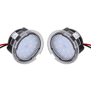 2 PZ DC 12V 2W 6000K 120LM 18-LED Specchietto retrovisore laterale Lampada per luci per Ford 2013-2017 Explorer/2015-2017 Taurus/2015-2017 Edge/2015-2017 Mondeo, For Ford 2013-2017 Explorer