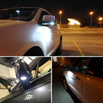 2 PZ DC 12V 2W 6000K 120LM 18-LED Specchietto retrovisore laterale Lampada per luci per Ford 2013-2017 Explorer/2015-2017 Taurus/2015-2017 Edge/2015-2017 Mondeo, For Ford 2013-2017 Explorer