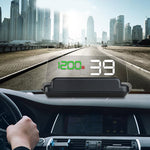 T900 GPS per auto HUD Scheda riflettente virtuale HD Head-up Display, visualizzazione velocità e distanza di guida/tempo, allarme di velocità eccessiva, tensione e bassa tensione, guida a fatica, T900  Green + White, T900 Blue + White, T900  White