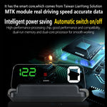 T900 GPS per auto HUD Scheda riflettente virtuale HD Head-up Display, visualizzazione velocità e distanza di guida/tempo, allarme di velocità eccessiva, tensione e bassa tensione, guida a fatica, T900  Green + White, T900 Blue + White, T900  White
