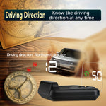 T900 GPS per auto HUD Scheda riflettente virtuale HD Head-up Display, visualizzazione velocità e distanza di guida/tempo, allarme di velocità eccessiva, tensione e bassa tensione, guida a fatica, T900  Green + White, T900 Blue + White, T900  White
