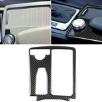 Adesivo decorativo per pannello di posizione dell'ingranaggio con guida a sinistra in fibra di carbonio per auto per Mercedes-Benz W204 2007-2013 / W212 2010-2012, Left Drive Gear Position (W212)