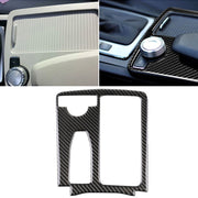 Adesivo decorativo per pannello di posizione dell'ingranaggio con guida a sinistra in fibra di carbonio per auto per Mercedes-Benz W204 2007-2013 / W212 2010-2012, Left Drive Gear Position (W212)