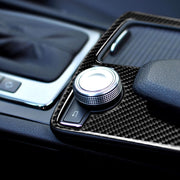 Auto Bandiera Tedesca In Fibra di Carbonio Guida A Destra Posizione del Cambio Pannello Adesivo Decorativo per Mercedes-Benz W204 2007-2013 / W212 2010-2012, Right Drive Gear Position (German Flag)
