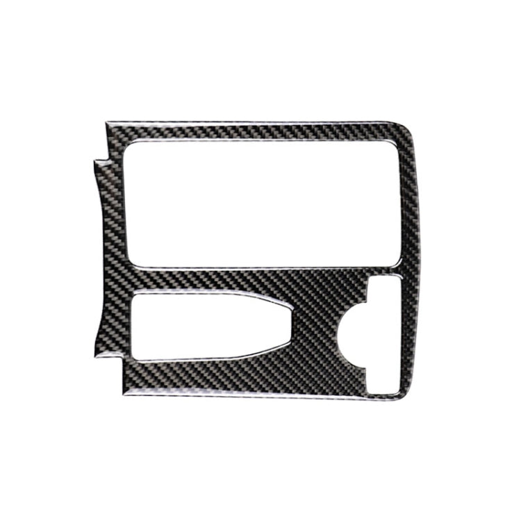 Adesivo decorativo per pannello di posizione dell'ingranaggio con guida destra in fibra di carbonio per Mercedes-Benz W204 2007-2013 / W212 2010-2012, Right Drive Gear Position (W212)