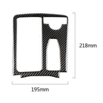 Adesivo decorativo per pannello di posizione dell'ingranaggio con guida destra in fibra di carbonio per Mercedes-Benz W204 2007-2013 / W212 2010-2012, Right Drive Gear Position (W212)