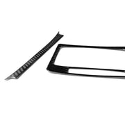 Adesivo decorativo per pannello di posizione dell'ingranaggio di guida a sinistra in fibra di carbonio da 5 pezzi per Mercedes-Benz W204 2007-2013, Left Drive Gear Position
