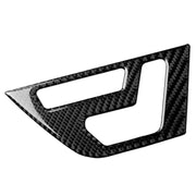 Adesivo decorativo per pannello di regolazione del sedile con guida a destra in fibra di carbonio per auto da 2 pezzi per Mercedes-Benz W204 2007-2013, Right Drive Seat Adjustment