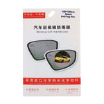 Pellicola protettiva per specchietto retrovisore rotondo in PET per auto, trasparente, antiappannamento, impermeabile, antipioggia, diametro: 10 cm, 10*10cm