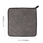 Asciugamano per lavaggio auto, 30 x 30 cm, in microfibra, assorbente, per la pulizia, per l'asciugatura, 30 x 30cm