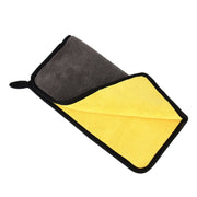 Asciugamano per lavaggio auto, 30 x 30 cm, in microfibra, assorbente, per la pulizia, per l'asciugatura, 30 x 30cm