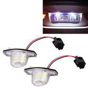2 PZ DC 12V 2W 120LM 6000K Luce targa LED 18-SMD 3528 Lampadine Lampade per Honda JAZZ (FIT) 02-17, Odyssay 08-17, Stream 01-05, CR-V 07-17, For Honda JAZZ(FIT)