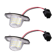2 PZ DC 12V 2W 120LM 6000K Luce targa LED 18-SMD 3528 Lampadine Lampade per Honda JAZZ (FIT) 02-17, Odyssay 08-17, Stream 01-05, CR-V 07-17, For Honda JAZZ(FIT)