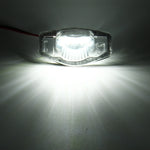 2 PZ DC 12V 2W 120LM 6000K Luce targa LED 18-SMD 3528 Lampadine Lampade per Honda JAZZ (FIT) 02-17, Odyssay 08-17, Stream 01-05, CR-V 07-17, For Honda JAZZ(FIT)