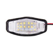 2 PZ DC 12V 2W 120LM 6000K Luce targa LED 18-SMD Lampadine Lampade per Honda Civic VII4/5D 01-05, VIII 06-17, City 4D 03-09, Lengend 99-04, For Honda Civic