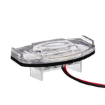 2 PZ DC 12V 2W 120LM 6000K Luce targa LED 18-SMD Lampadine Lampade per Honda Civic VII4/5D 01-05, VIII 06-17, City 4D 03-09, Lengend 99-04, For Honda Civic