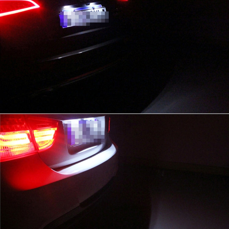 2 PZ DC 12V 2W 120LM 6000K Luce targa LED 18-SMD Lampadine Lampade per Honda Civic VII4/5D 01-05, VIII 06-17, City 4D 03-09, Lengend 99-04, For Honda Civic