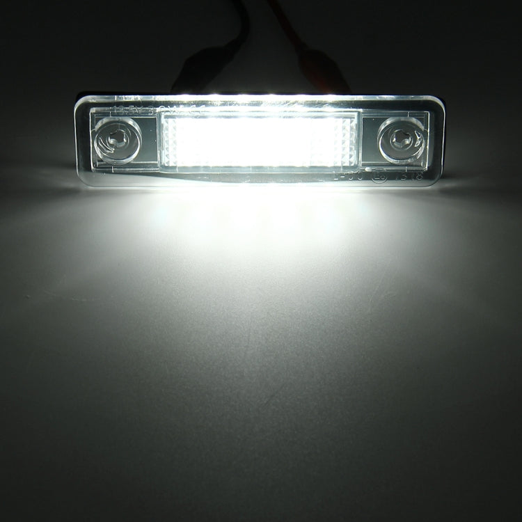 2 PZ DC 12V 2W 120LM 6000K LED Luce Targa 18-SMD Lampadine Lampade per Astra F 91-98, G Estate(F69) 98-05, Opel Corsa B 93-00, Omega A 86-94, For Astra/Opel Corsa