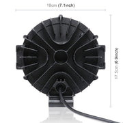 2 pezzi 51W 3500LM 6500K luce bianca 17 LED impermeabili luci da lavoro per barche per auto marine faretti lampadine a LED, 30 gradi regolabili, DC 10-30V, 51W, Spot Light+51W