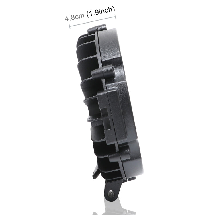 2 pezzi 51W 3500LM 6500K luce bianca 17 LED impermeabili luci da lavoro per barche per auto marine faretti lampadine a LED, 30 gradi regolabili, DC 10-30V, 51W, Spot Light+51W