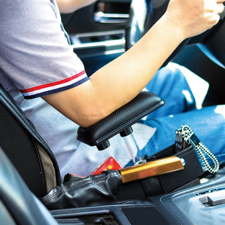 Scatola portaoggetti laterale per console multifunzionale universale per auto, tasca laterale, con cuscinetto di supporto per il gomito, with Pad