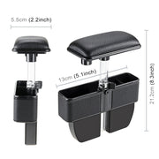 Scatola portaoggetti laterale per console multifunzionale universale per auto, tasca laterale, con cuscinetto di supporto per il gomito, with Pad