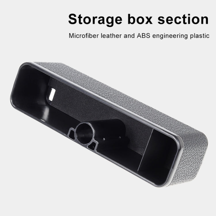 Scatola portaoggetti laterale per console multifunzionale universale per auto, tasca laterale, con cuscinetto di supporto per il gomito, with Pad