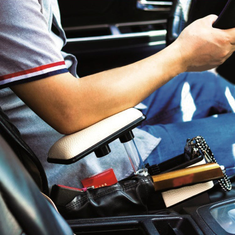 Scatola portaoggetti laterale per console multifunzionale universale per auto, tasca laterale, con cuscinetto di supporto per il gomito, with Pad