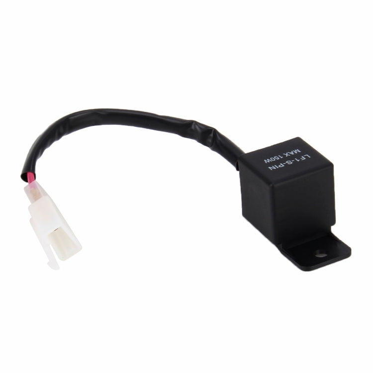 Controllo della velocità del segnale del relè lampeggiatore di direzione della luce LED universale a 2 pin per motocicli Hyper Flash, LED Light Turn Flasher