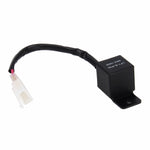 Controllo della velocità del segnale del relè lampeggiatore di direzione della luce LED universale a 2 pin per motocicli Hyper Flash, LED Light Turn Flasher