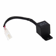 Controllo della velocità del segnale del relè lampeggiatore di direzione della luce LED universale a 2 pin per motocicli Hyper Flash, LED Light Turn Flasher