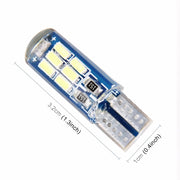 2 PZ T10/W5W/194/168/501 1,3 W 9 LED SMD 4014 80 LM 7500 K Lampada da lettura per auto Luce d'ingombro, DC 12 V (luce bianca fredda), 2 PCS 1.3W 9 LEDs