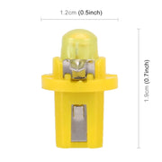10 pezzi 0,4 W B8.5 pannello strumenti a cuneo COB LED luce cruscotto indicatore cluster lampadina, 0.4W B8.5