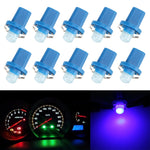 10 pezzi 0,4 W B8.5 pannello strumenti a cuneo COB LED luce cruscotto indicatore cluster lampadina, 0.4W B8.5