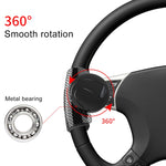 3R-2151 Car Auto Volante universale Spinner Manopola Ausiliario Booster Maniglia di controllo degli aiuti Volante per auto Booster Ruota Rinforzo Auto Spinner Manopola Palla, 3R-2151 (Black), 3R-2151 (Blue)