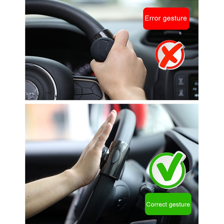 3R-2151 Car Auto Volante universale Spinner Manopola Ausiliario Booster Maniglia di controllo degli aiuti Volante per auto Booster Ruota Rinforzo Auto Spinner Manopola Palla, 3R-2151 (Black), 3R-2151 (Blue)