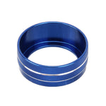 Custodia per manopola del condizionatore d'aria in lega di alluminio per auto da 3 pezzi per Honda Accord di decima generazione, For Honda Tenth Generation Accord(Blue), For Honda Tenth Generation Accord(Red)