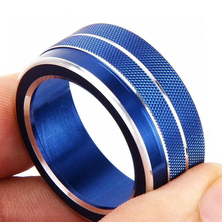 Custodia per manopola del condizionatore d'aria in lega di alluminio per auto da 3 pezzi per Honda Accord di decima generazione, For Honda Tenth Generation Accord(Blue), For Honda Tenth Generation Accord(Red)