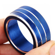 Custodia per manopola del condizionatore d'aria in lega di alluminio per auto da 3 pezzi per Honda Accord di decima generazione, For Honda Tenth Generation Accord(Blue), For Honda Tenth Generation Accord(Red)