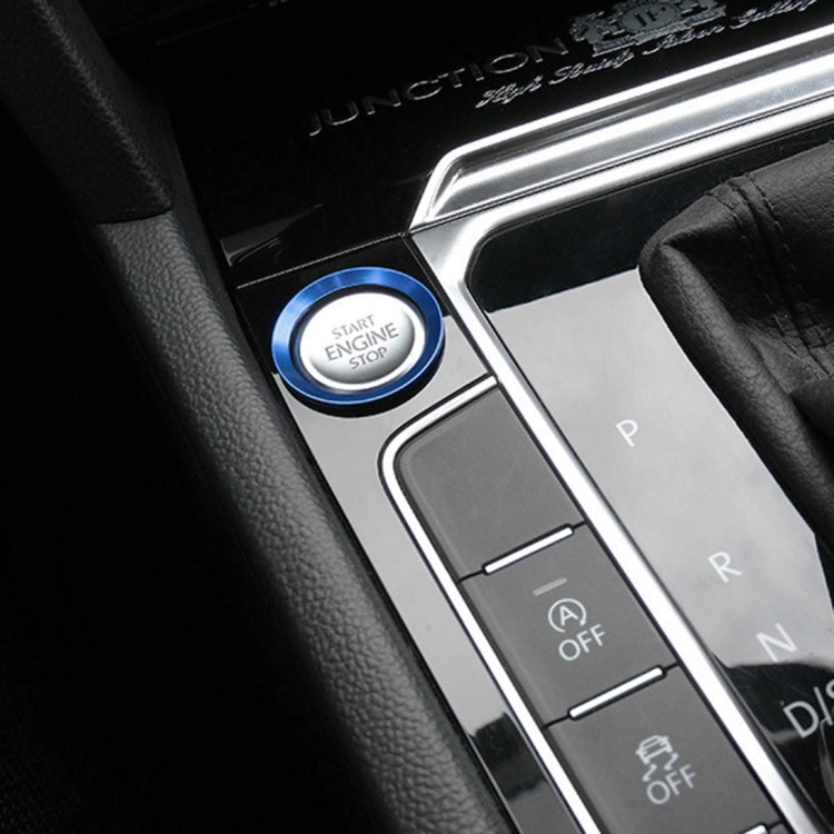 Decorazione adesiva in lega di alluminio con pulsante di avviamento del motore dell'auto per Volkswagen, For Volkswagen (Engine Start), For Volkswagen