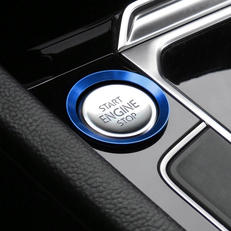 Decorazione adesiva in lega di alluminio con pulsante di avviamento del motore dell'auto per Volkswagen, For Volkswagen (Engine Start), For Volkswagen
