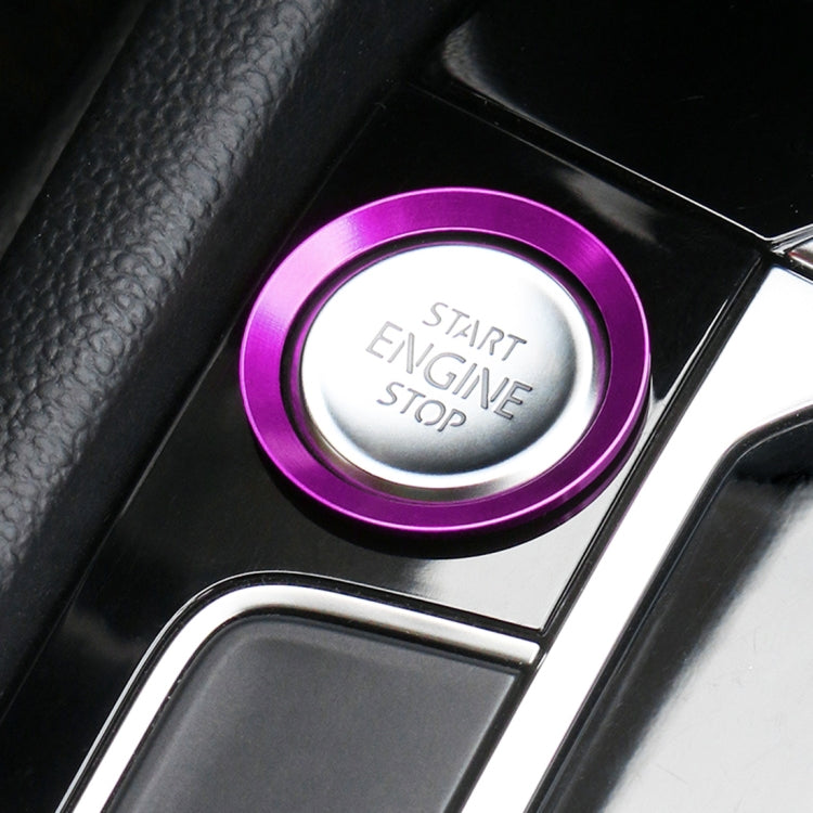 Decorazione adesiva in lega di alluminio con pulsante di avviamento del motore dell'auto per Volkswagen, For Volkswagen (Engine Start), For Volkswagen