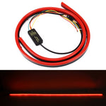 Luce freno per auto in posizione alta da 10 W, lunghezza cavo DC 12 V: 100 cm (luce rossa), Cable Length: 100cm