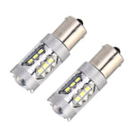 2 PZ 1156 / BA15S 5W 250LM 6000K Luci di retromarcia per auto per auto Luci di retromarcia 16 LED Lampade SMD-2835, DC 12V, 1156 / BA15S 5W