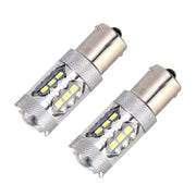 2 PZ 1156 / BA15S 5W 250LM 6000K Luci di retromarcia per auto per auto Luci di retromarcia 16 LED Lampade SMD-2835, DC 12V, 1156 / BA15S 5W
