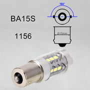 2 PZ 1156 / BA15S 5W 250LM 6000K Luci di retromarcia per auto per auto Luci di retromarcia 16 LED Lampade SMD-2835, DC 12V, 1156 / BA15S 5W