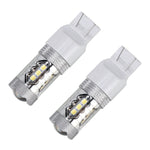 2 PZ T20 / 7440 5W 250LM 6000K Luci di retromarcia per auto per auto Luci di retromarcia 16 LED Lampade SMD-2835, DC 12V, T20 / 7440